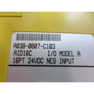 Fanuc A03B-0807-C103 AID16C Input Module A03B0807C103 - Used