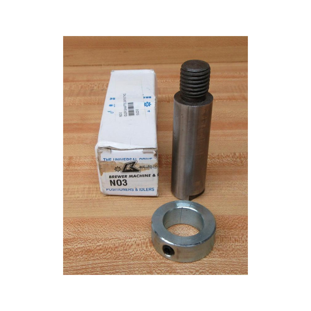 Brewer Machine & Gear NO3 Tensioner Idler Shaft WO Set Screw Brewer Machine & Gear NO3 Tensioner Idler Shaft WO Set Screw