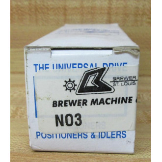 Brewer Machine & Gear NO3 Tensioner Idler Shaft