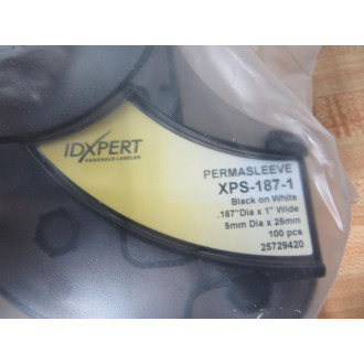 Brady XPS-187-1 Permasleeve Wire Marker 60070 (Pack of 100)