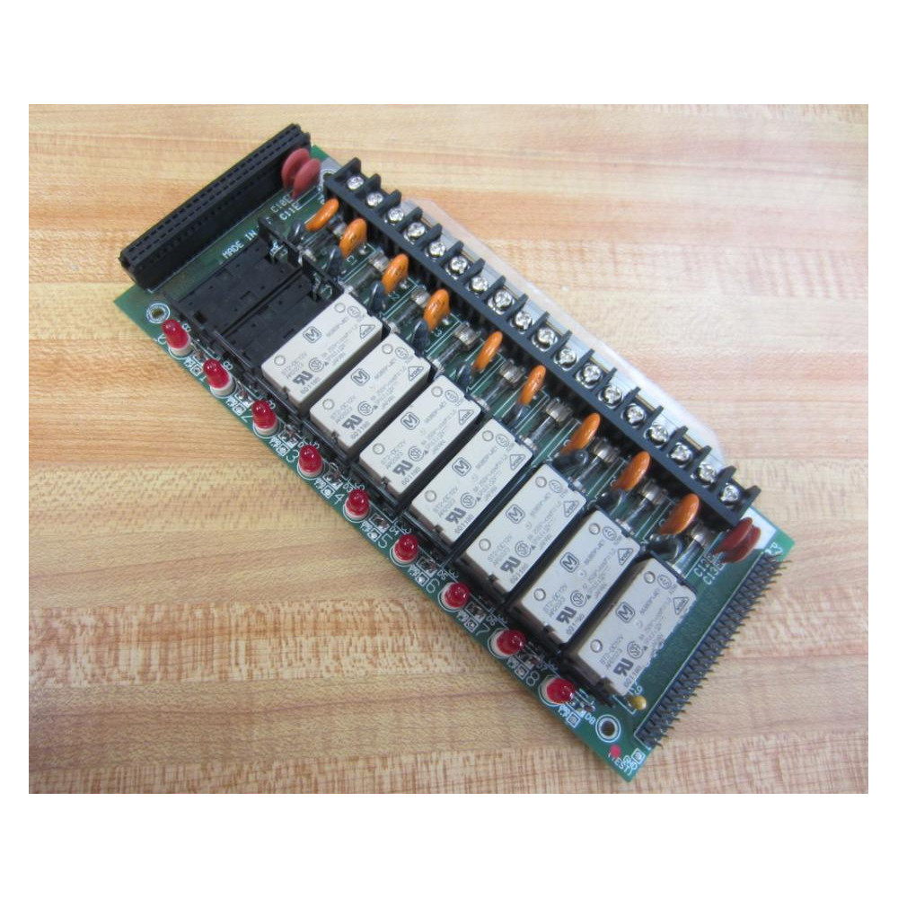 Cattron 01C-PB9R PC Relay Bd Assy 01CPB9R WO 2 Relays - Used