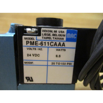 Mac Valves 811C-PM-611CA-152 Solenoid Valve 811CPM611CA152 - New No Box