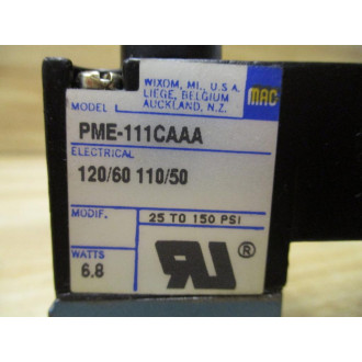 MAC PME-111CAAA Valve PME111CAAA - New No Box