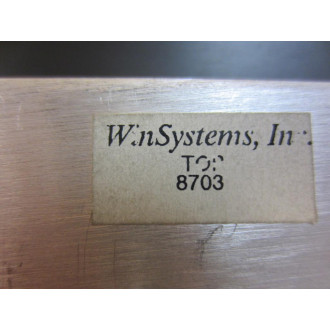 WinSystems OI-1534 10.4"TouchScreen Digitizer OI1534 01-1534AE508860-Enc Only - Used