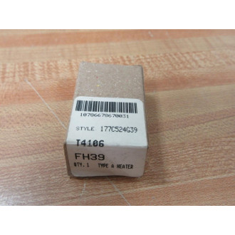 Cutler Hammer FH39 Eaton Overload Heater 177C524G39