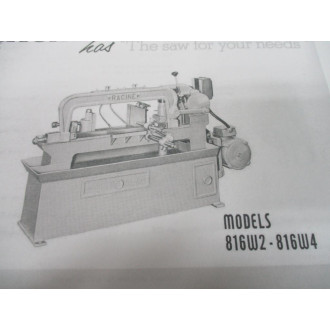 Racine 816W2 Hydraulic Metal Cutting Saw - Used