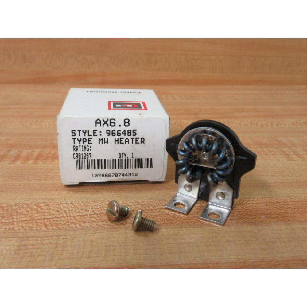 Cutler Hammer AX6.8 Eaton MW Heater Element 966485-H