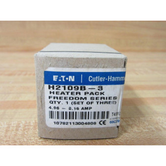Cutler Hammer H2109B-3 Eaton Heater Pack H2109B3 (Pack of 3)