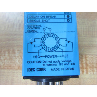 IDEC RTE-P22-AC120V Timer RTE-P22 0-10 Hour - New No Box