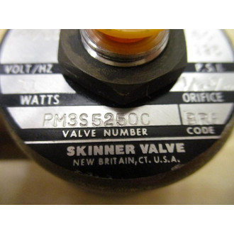 Skinner Valve PM3S5250C Solenoid Valve - New No Box