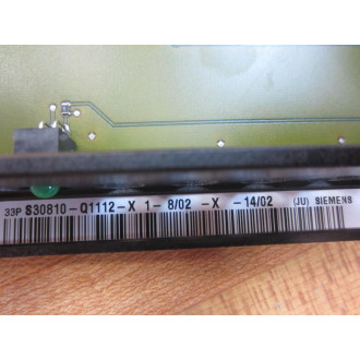 Siemens W30810-Q1112-C002-10 EWSD Test Mod & Unit FMTUX1 S30810Q1112X1 - New No Box
