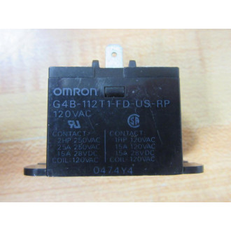 Omron G4B-112T1-FD-US-RP Relay G4B112T1FDUSRP Coil 120VAC - New No Box