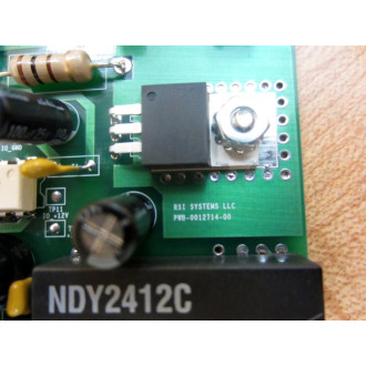 RSI Systems PWB-0012714-00 Power Board PWB001271400 11-2011 - Used