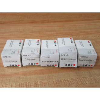 EAO EUS-61-1320.07X Switch Actuator 61-1320.0 WO White Indicator (Pack of 5)