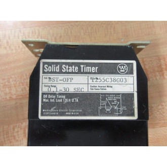 Westinghouse 1255C38G03 Solid State Timer BST-OFP - Used