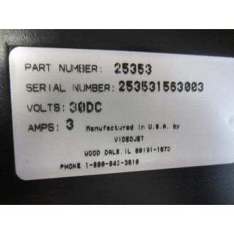 Marsh 25353 Overture ES InkJet Case Coder R25353 Enclosure Only - Used