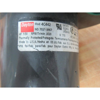 Dayton 4C442 Blower Motor 7021-3467 - Used