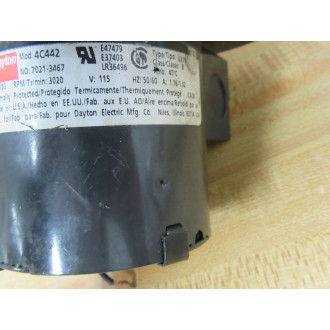 Dayton 4C442 Blower Motor 7021-3467 - Used