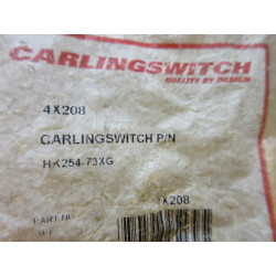 Carlingswitch HK254-73XG Toggle Switch 4X208