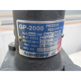 Armstrong GP-2000 1-12" Pressure Reducing Valve GP2000 - Used