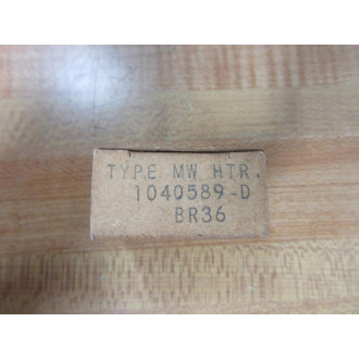 Westinghouse 1040589-D Type MW Heater Element BR36