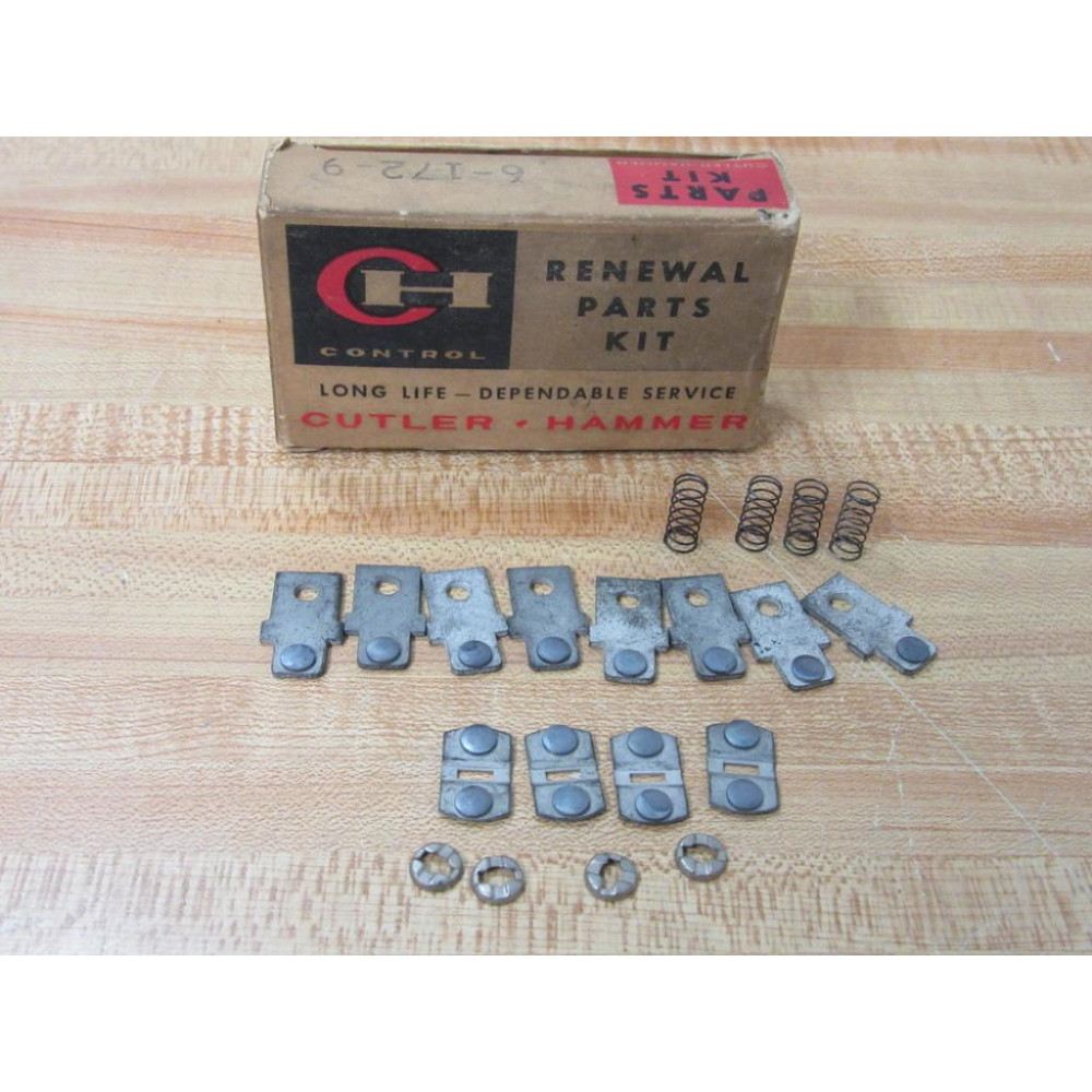Cutler Hammer 6-172-9 4 Pole Contact Kit 61729