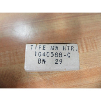Westinghouse Cutler Hammer 1040588-C Heater Type BN29 (Pack of 2)