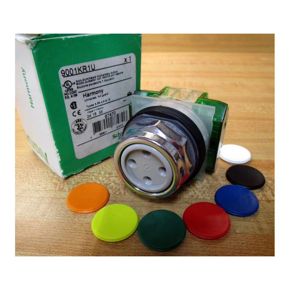Square D 9001-KR1U Pushbutton 9001KR1U Schneider WContacts