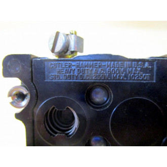 Cutler Hammer 10250T51 Contact Block . A4