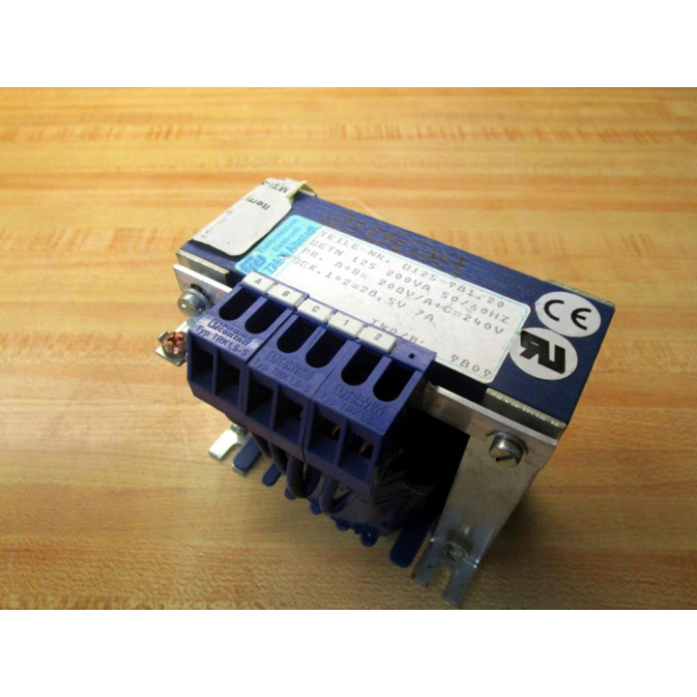 Bristol Myers 0125-981.20 Transformer 012598120 - New No Box