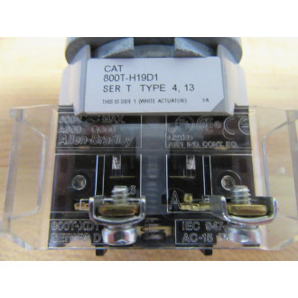 Allen Bradley 800T-H19D1 Selector Switch