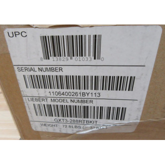 Emerson GXT3-288RTBKIT Battery Kit GXT3288RTBKIT