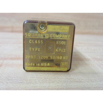 Square D 8501-KP12 Relay 8501KP12 8501-KP12-120V - Used