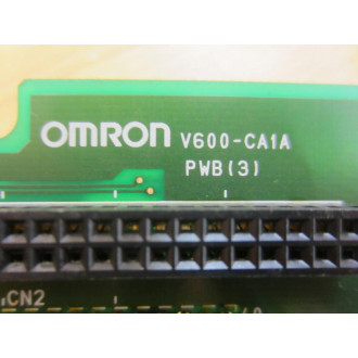 Omron V600-CA1A PC Board V600 PWB (3) wo Connector Housing - Used