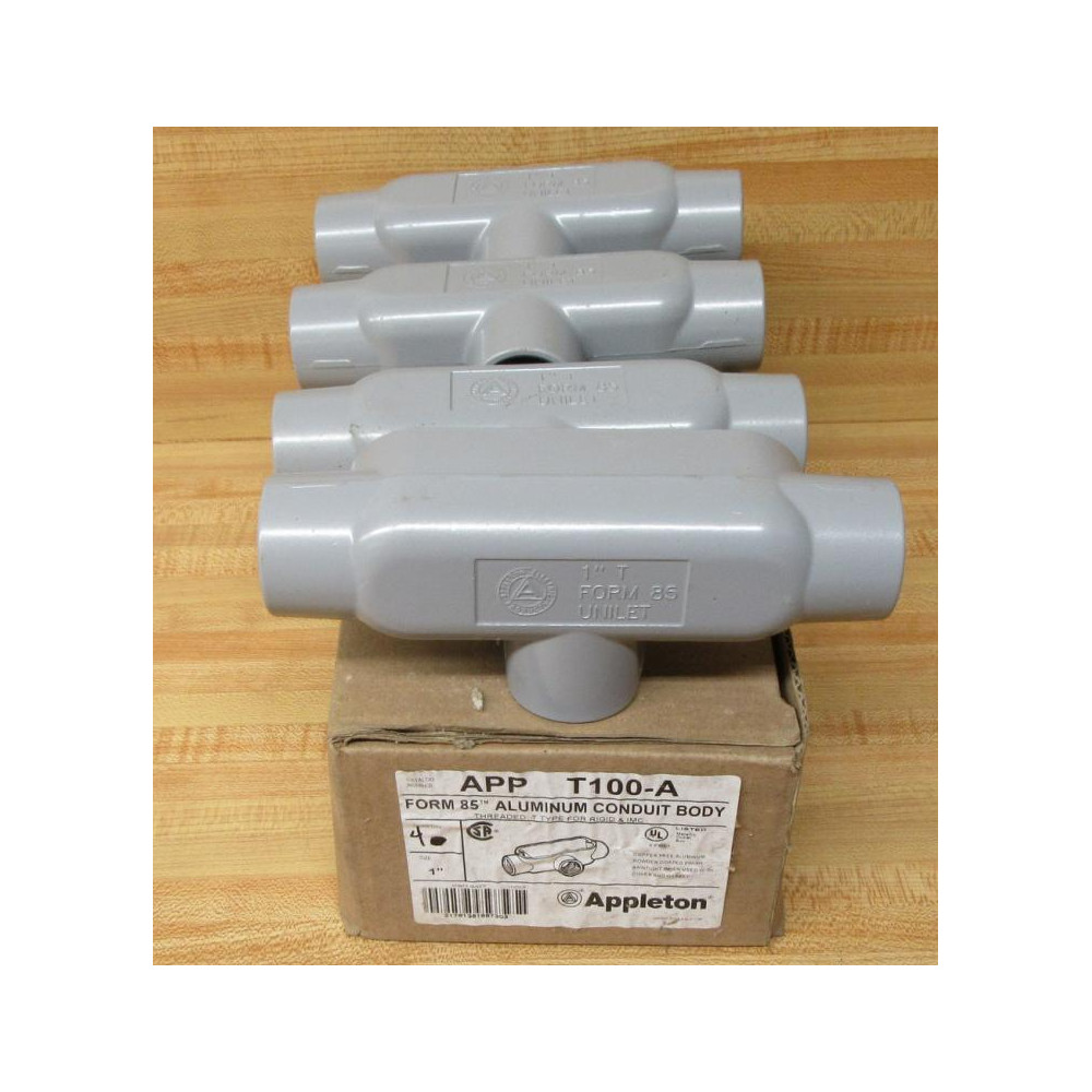 Appleton APP T100-A Conduit Body APPT100A (Pack of 4)