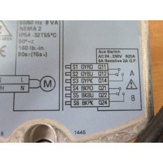 Siemens GCA226.1U Open Air Actuator GCA2261U 160 In.Lb