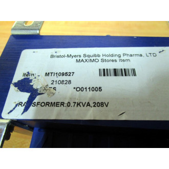 Bristol Myers 0550-391.20 Transformer MTI109527 - New No Box