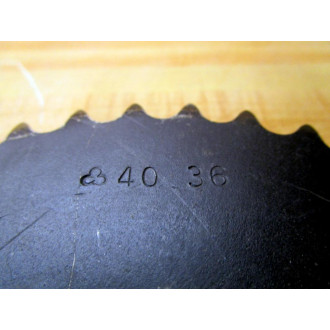 UST 40B36F 1 18 Sprocket WKW 40 36 - New No Box