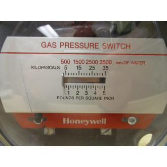 Honeywell C437D-EGH Gas Pressure Switch C437DEGH - Used