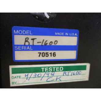 American Fibertek RT-1600 Rack Card Transmitter RT1600 - Used