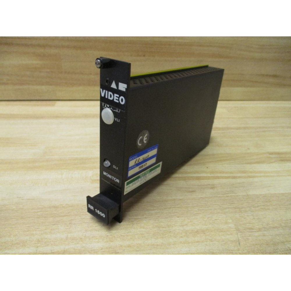 American Fibertek RR-1600 Video"Up The Coax" Card Receiver RR1600 - Used