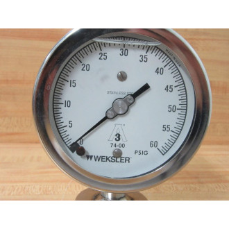 Weksler G23-15A Pressure Gauge G2315A