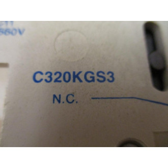 Cutler Hammer C320KGS3 Eaton Auxiliary Contact Block Series A - Used