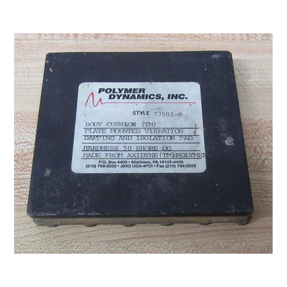 Polymer Dynamics 77501-P Body Cushion 77501P - Used