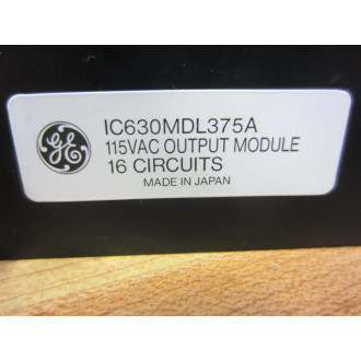 General Electric IC630MDL375 Output Module IC630MDL375A - New No Box
