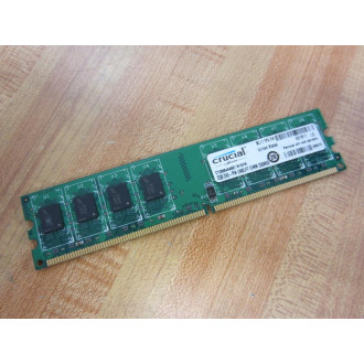 Crucial CT25664AA667.M16FM 2GB DDR2-667MHz DIMM Memory PC2-5300 - New No Box