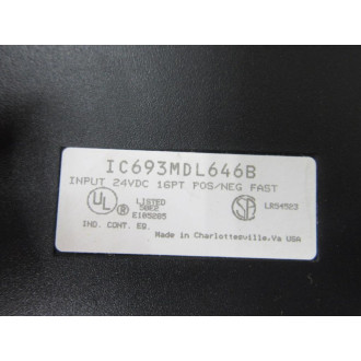 GE General Electric IC693MDL646B Input Module - Used
