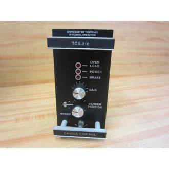 Warner Electric TCS-210 Dancer Tension Control Unit TCS210 - Used