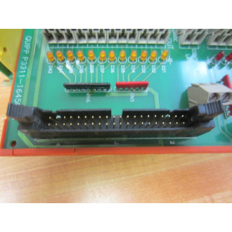 Quipp P3311-16450-G DIN Rail Mounted IO Terminal Bd P331116450G - Used