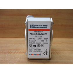 Gould Shawmut Ferraz PC33UD69V500TF Mersen Fuse V300076 (Pack of 3)